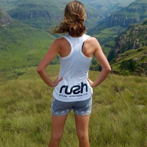 Rush Nutrition award announcement featuring their logo.
