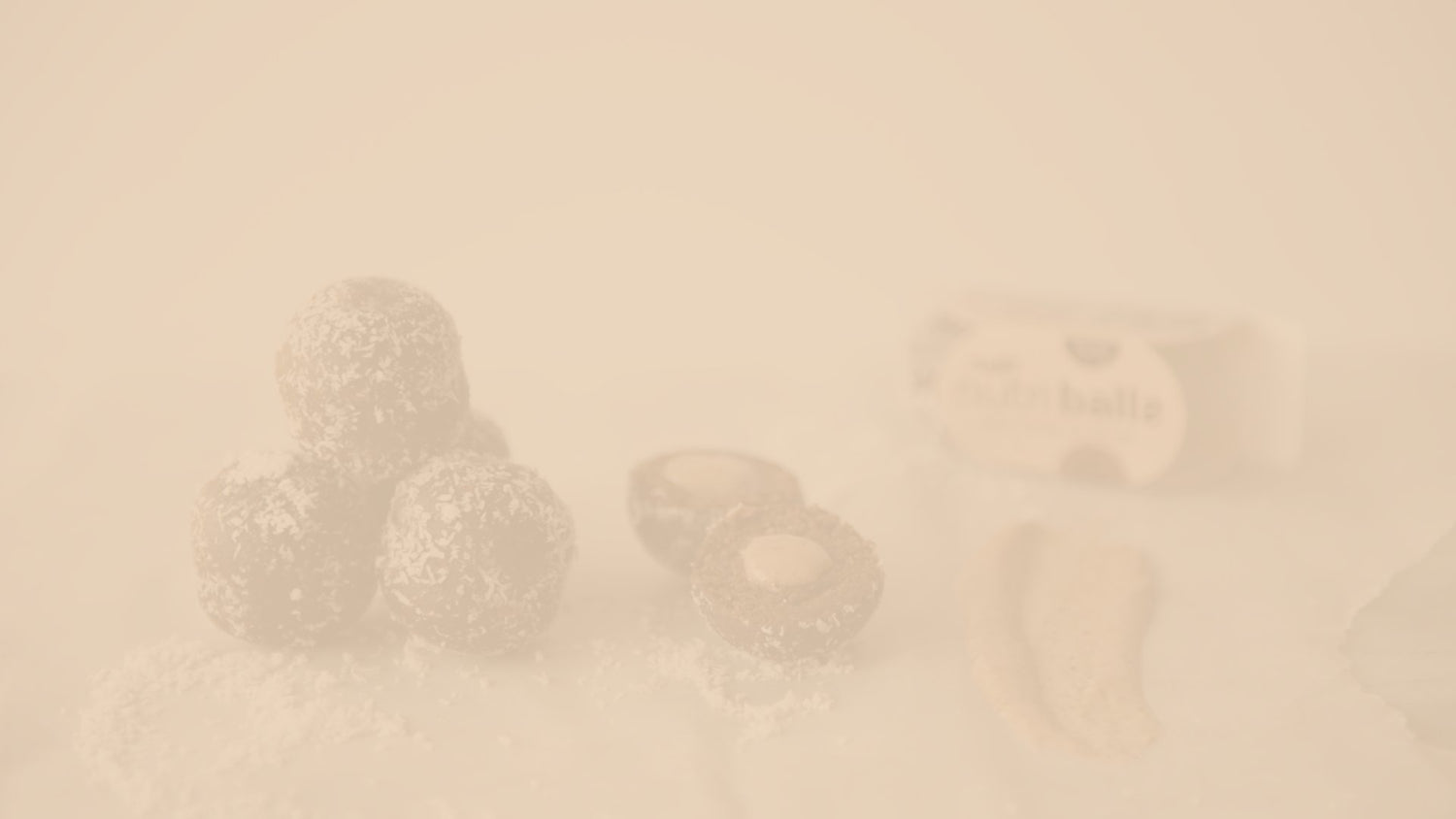 Visual of raw date balls,perfect for healthy snacking.