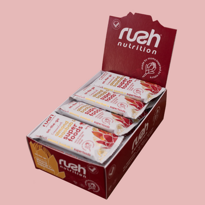 On-The-Go Bars - Almond & Baobab Superfood Snacks-RushNutritionSA